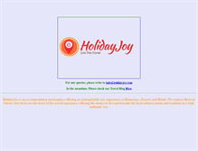 Tablet Screenshot of holidayjoy.com